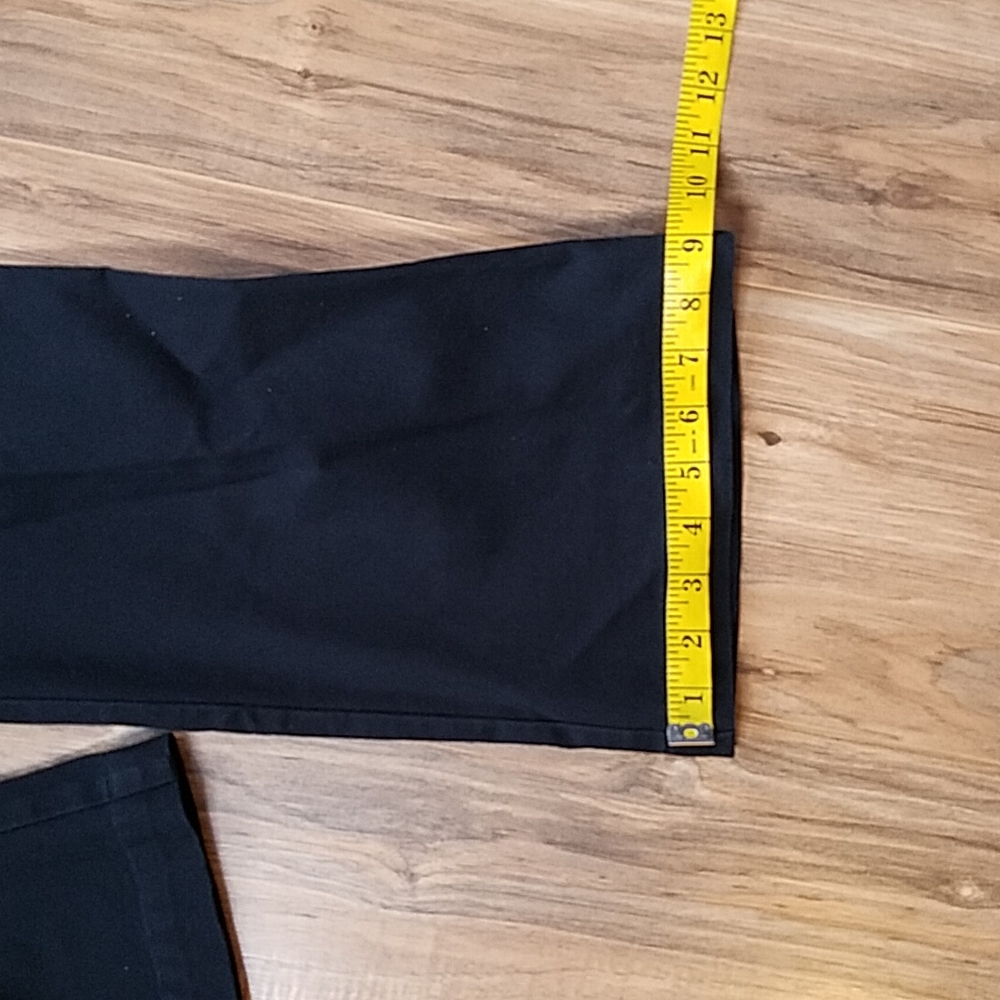 ST JOHN SPORT By Marie Gray Utility Cargo Black Cotton Spandex Pants 4 - Picture 16 of 17